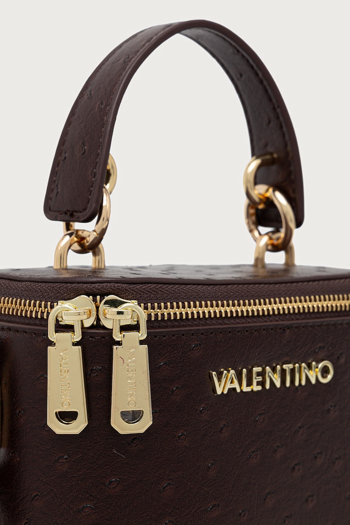Torebka crossbody damska z imitacji skóry ROSSY RE Valentino Bags VBSAAY42STR brązowy