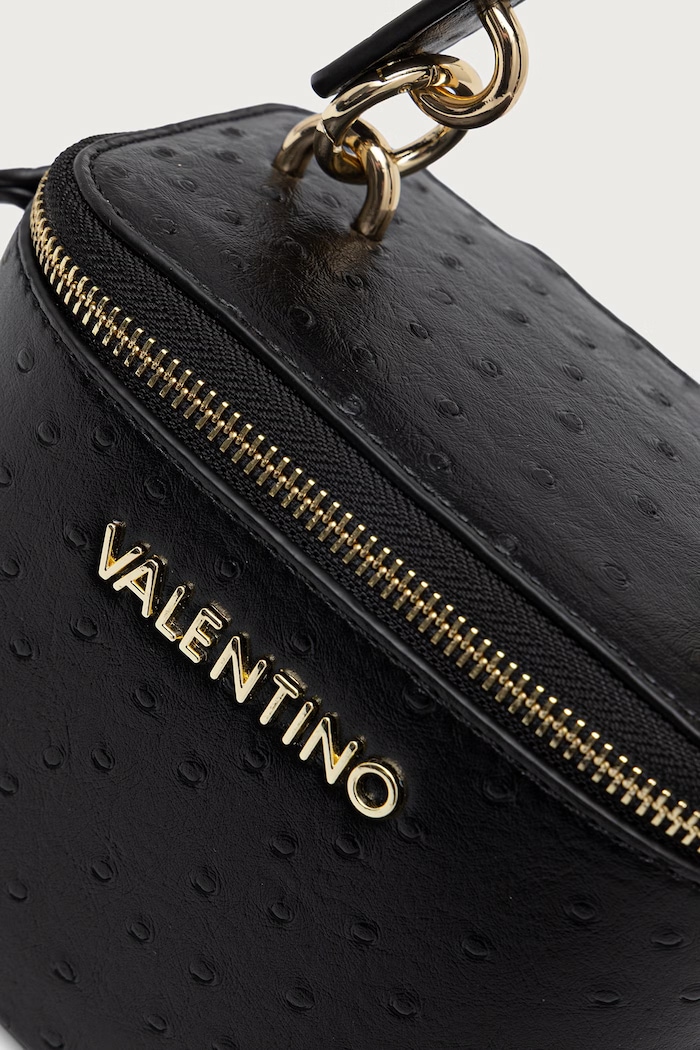 Torebka crossbody damska z imitacji skóry ROSSY RE Valentino Bags VBSAAY42STR czarny