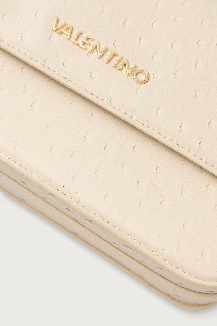 Torebka crossbody damska z imitacji skóry ROSSY RE Valentino Bags VBSAAY10STR beżowy