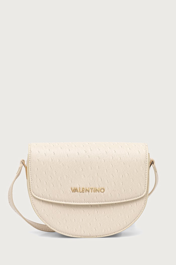 Valentino Bags Torebka crossbody damska z imitacji skóry ROSSY RE beżowy VBSAAY09STR