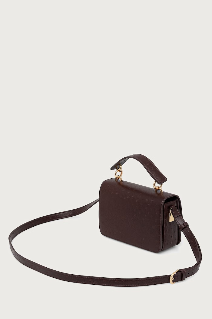 Akcesoria Valentino Bags Torebka crossbody damska z imitacji skóry ROSSY RE VBSAAY39STR brązowy