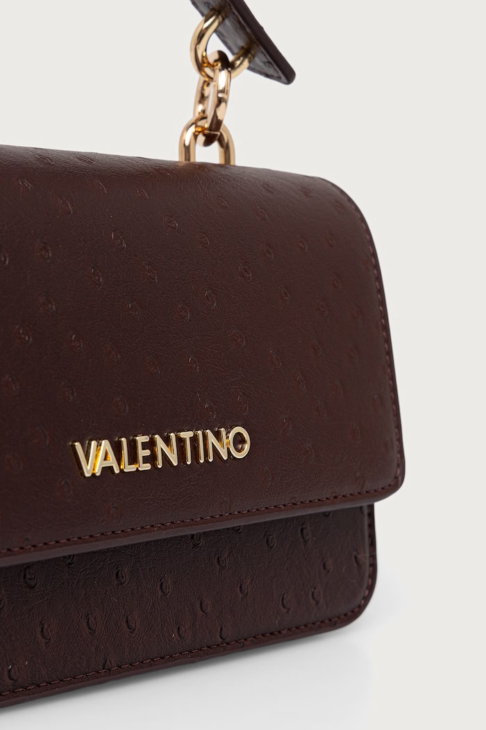 Torebka crossbody damska z imitacji skóry ROSSY RE Valentino Bags VBSAAY39STR brązowy