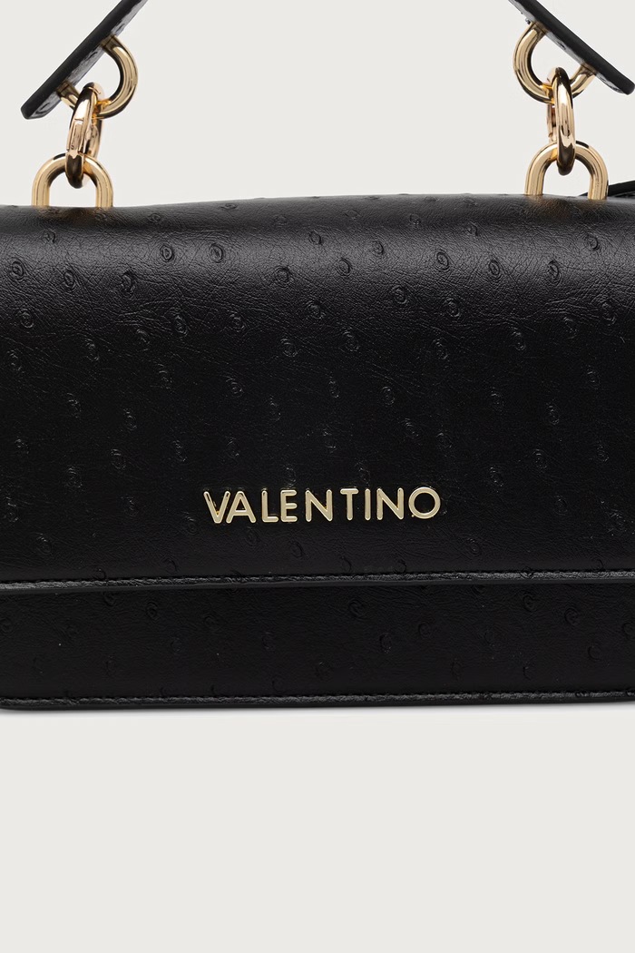 Torebka crossbody damska z imitacji skóry ROSSY RE Valentino Bags VBSAAY39STR czarny