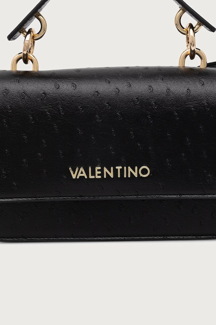 Torebka crossbody damska z imitacji skóry ROSSY RE Valentino Bags VBSAAY39STR czarny