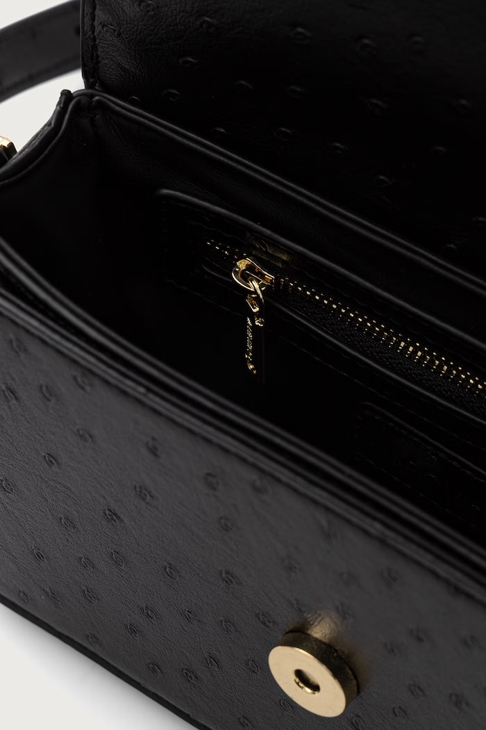 Torebka crossbody damska z imitacji skóry ROSSY RE Valentino Bags czarny VBSAAY39STR