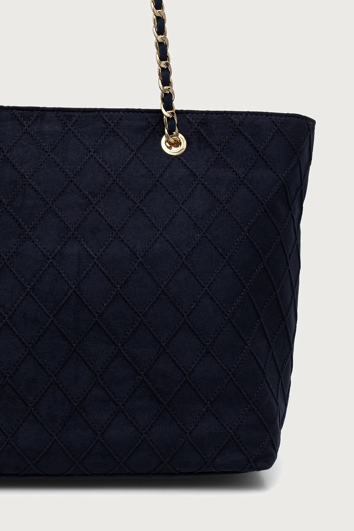 Akcesoria Valentino Bags Torebka shopper damska MAKENA VBSA8Y01 granatowy