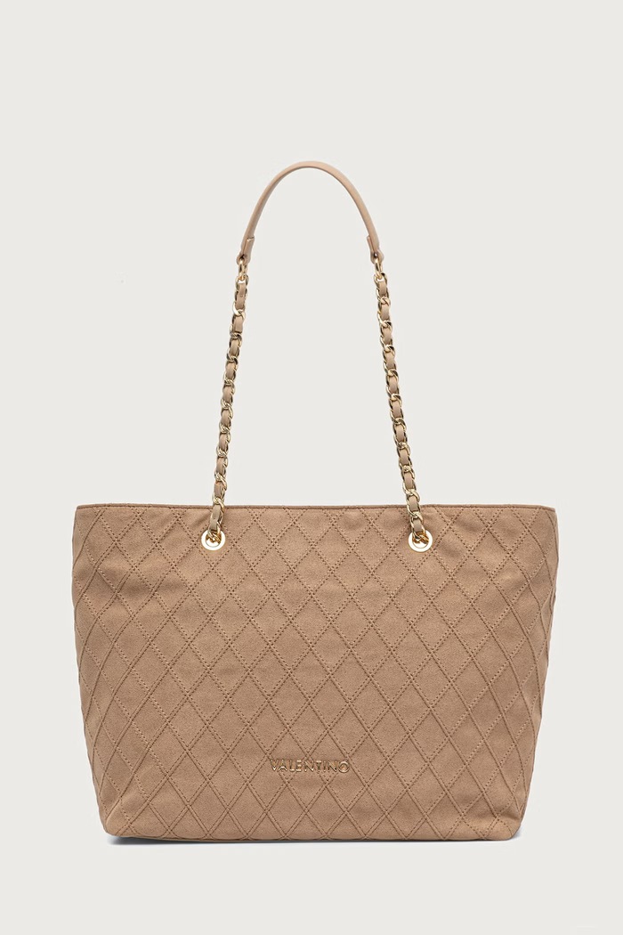 Valentino Bags Torebka shopper damska MAKENA beżowy VBSA8Y01