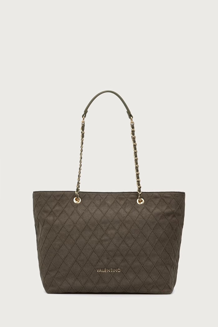 Valentino Bags Torebka shopper damska MAKENA zielony VBSA8Y01