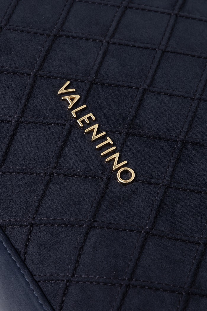 Torebka damska z imitacji zamszu MAKENA Valentino Bags VBSA8Y13 granatowy