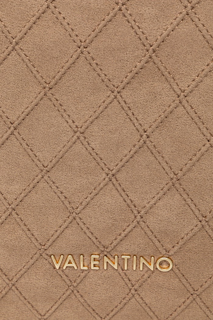 Torebka damska z imitacji zamszu MAKENA Valentino Bags beżowy VBSA8Y13