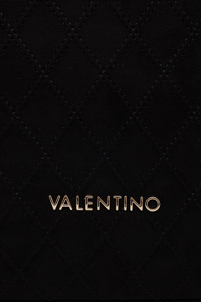 Torebka damska z imitacji zamszu MAKENA Valentino Bags czarny VBSA8Y13