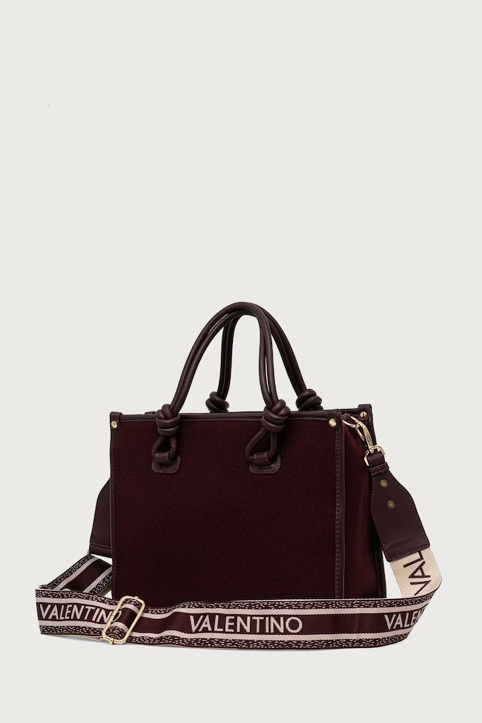 Valentino Bags Torebka crossbody damska WINTER AELLA VBSABG04 bordowy AW26