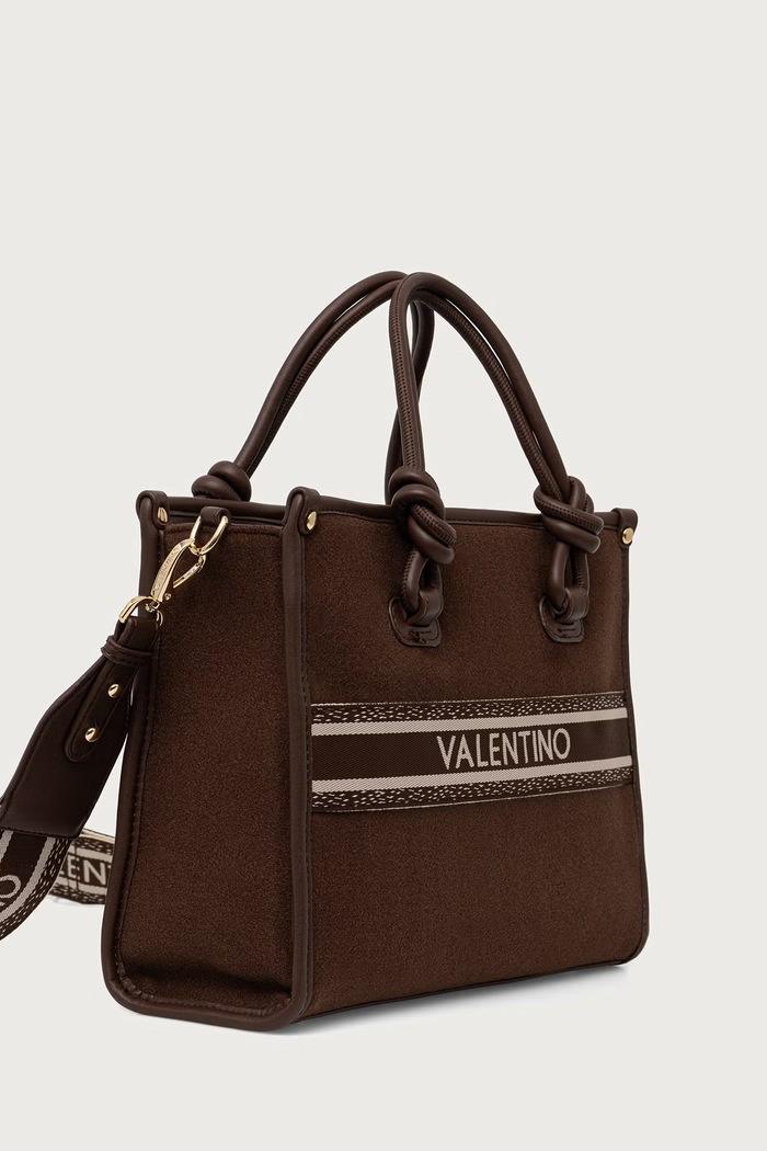 Akcesoria Valentino Bags Torebka crossbody damska WINTER AELLA VBSABG04 brązowy