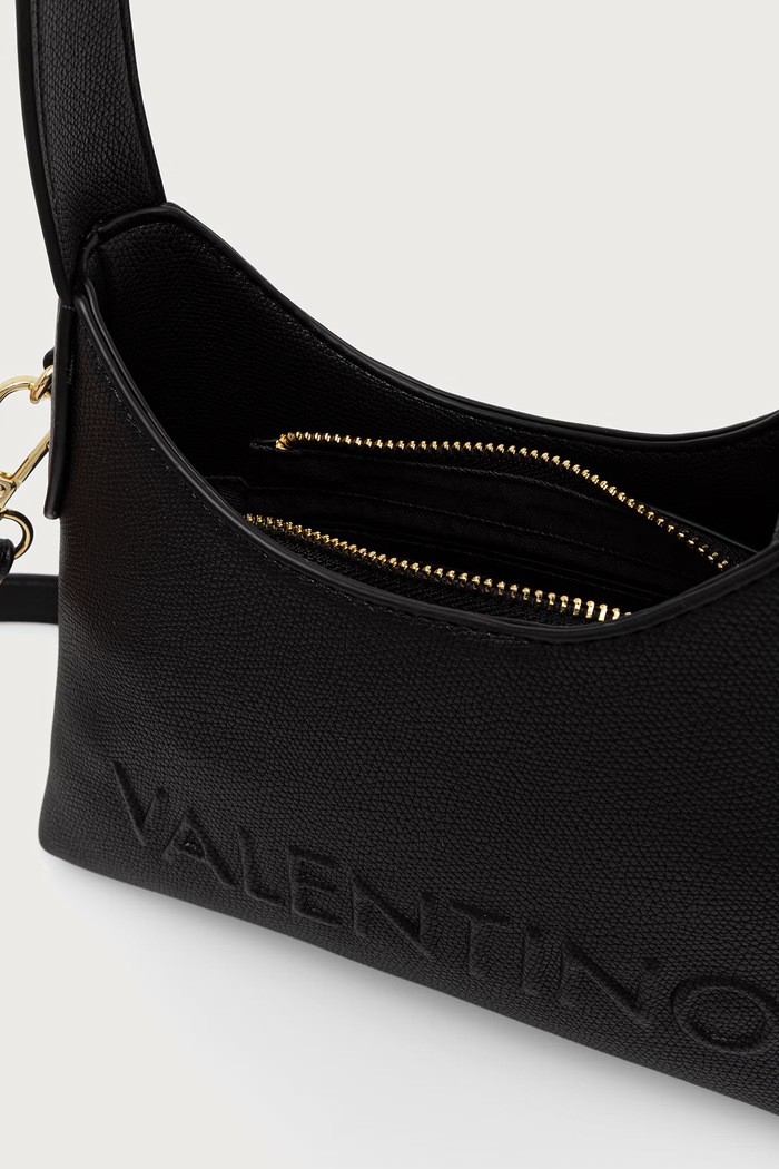 Torebka damska z imitacji skóry BIANKA RE Valentino Bags czarny VBSA9U08