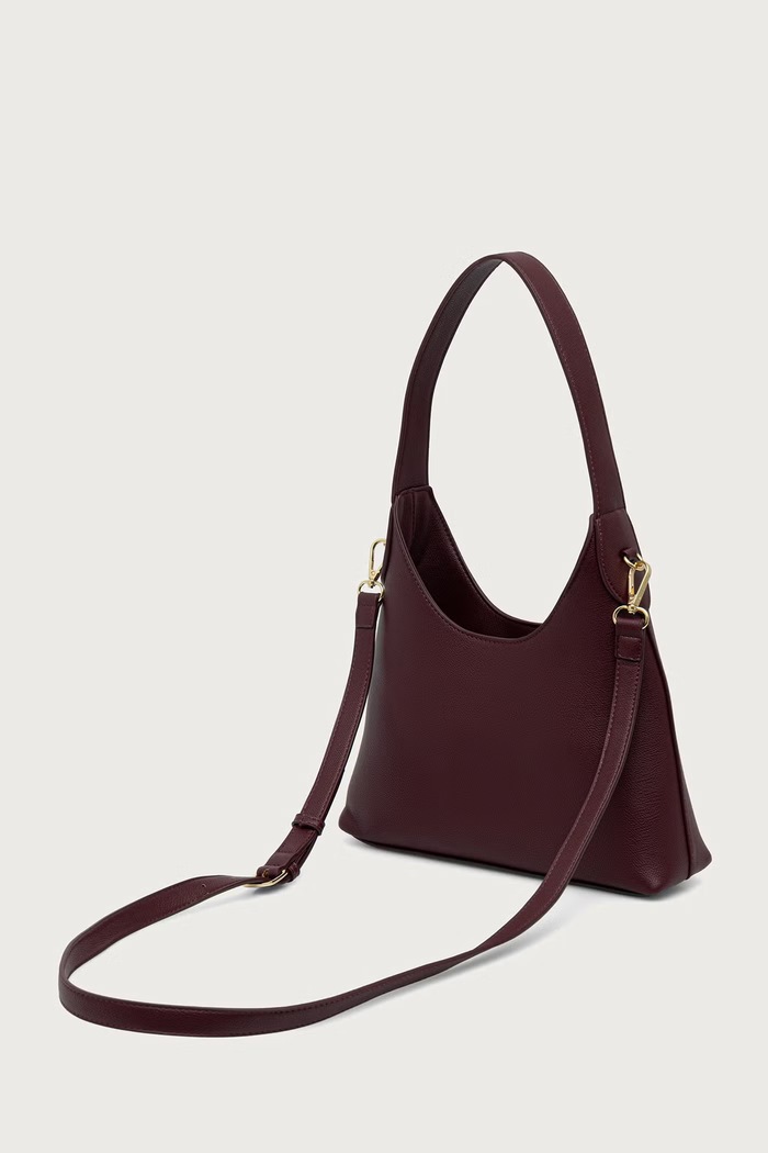 Akcesoria Valentino Bags Torebka crossbody damska z imitacji skóry BIANKA RE VBSA9U07 bordowy