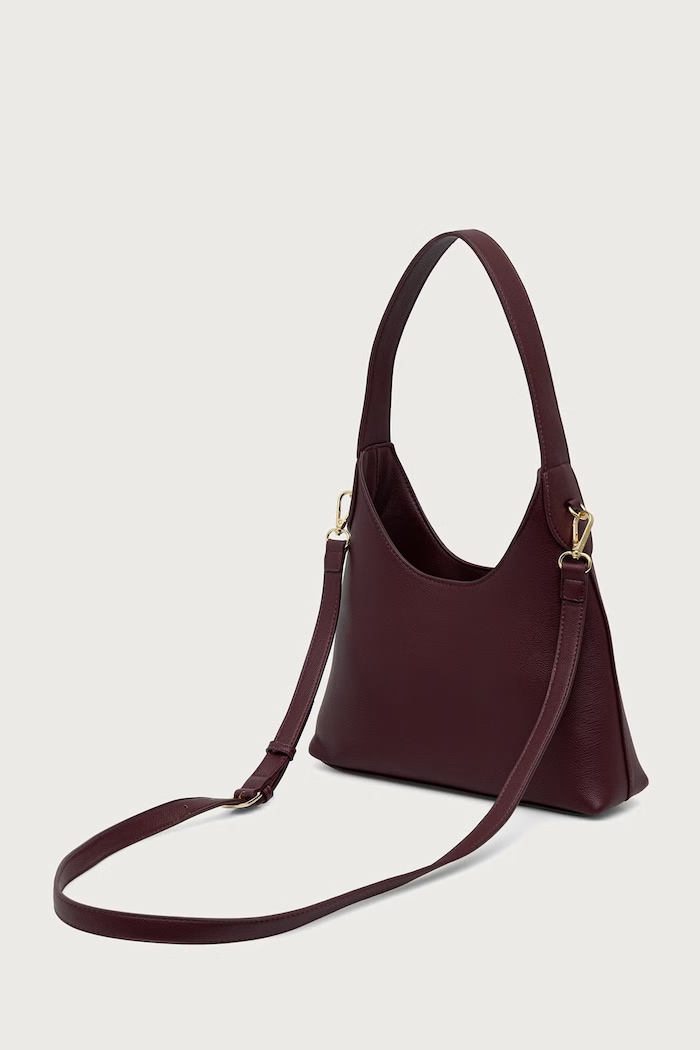 Akcesoria Valentino Bags Torebka crossbody damska z imitacji skóry BIANKA RE VBSA9U07 bordowy
