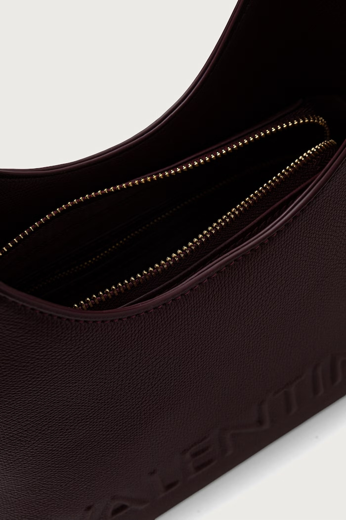 Torebka crossbody damska z imitacji skóry BIANKA RE Valentino Bags VBSA9U07 bordowy