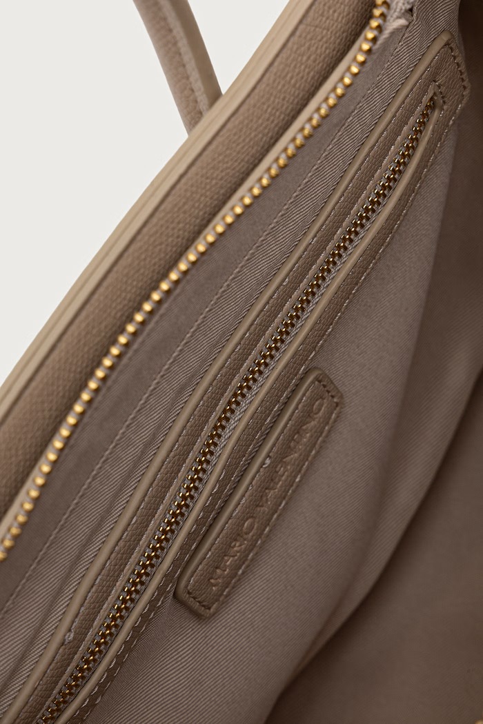 Torebka damska z imitacji skóry BIANKA RE Valentino Bags beżowy VBSA9U04