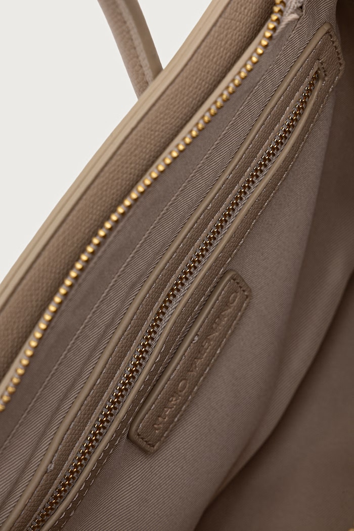 Torebka damska z imitacji skóry BIANKA RE Valentino Bags beżowy VBSA9U04