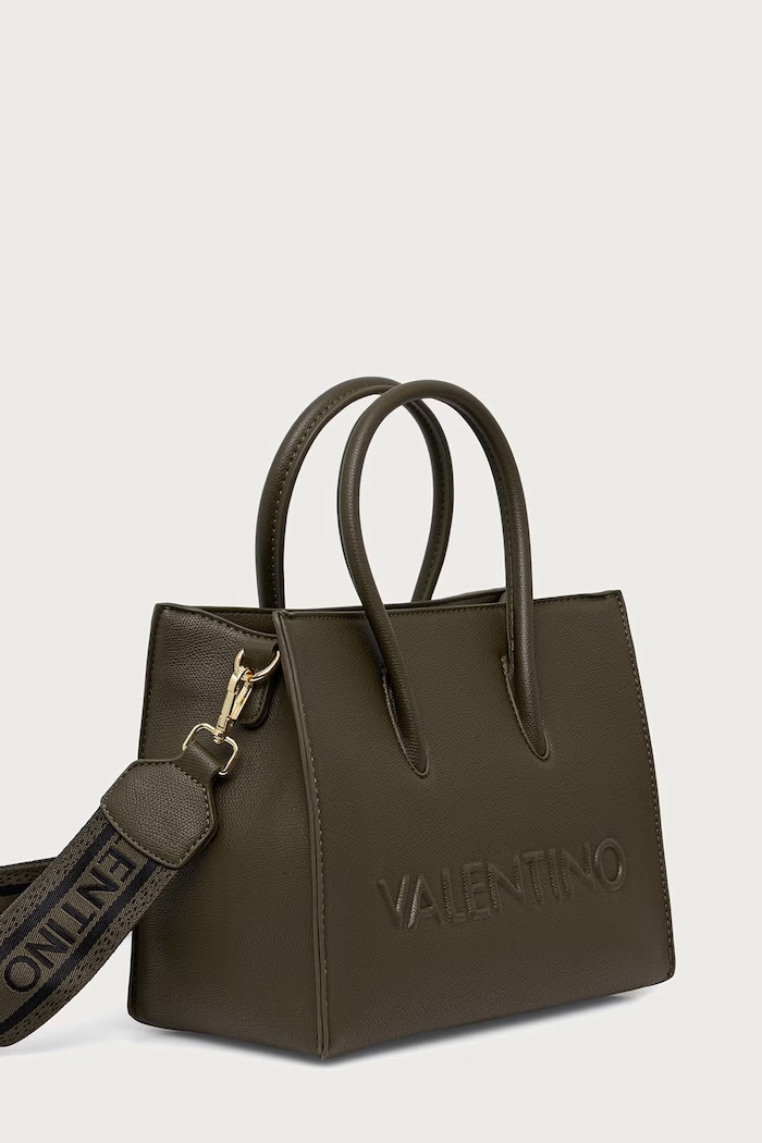 Valentino Bags Torebka damska z imitacji skóry BIANKA RE VBSA9U04 zielony AW26