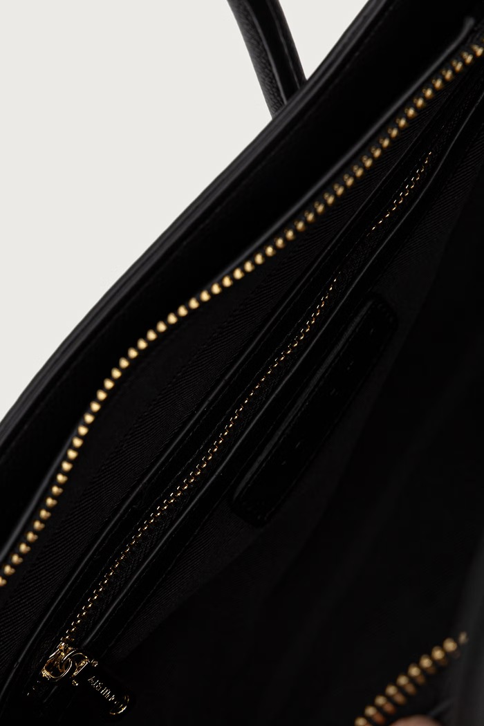 Geantă pentru femei cu imitație de piele BIANKA RE Valentino Bags negru VBSA9U04