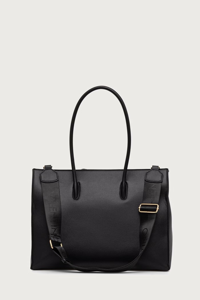 Akcesoria Valentino Bags Torebka shopper damska z imitacji skóry BIANKA RE VBSA9U01 czarny