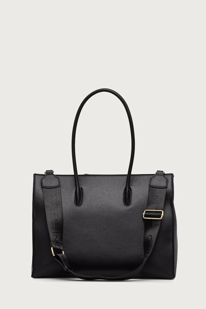 Akcesoria Valentino Bags Torebka shopper damska z imitacji skóry BIANKA RE VBSA9U01 czarny