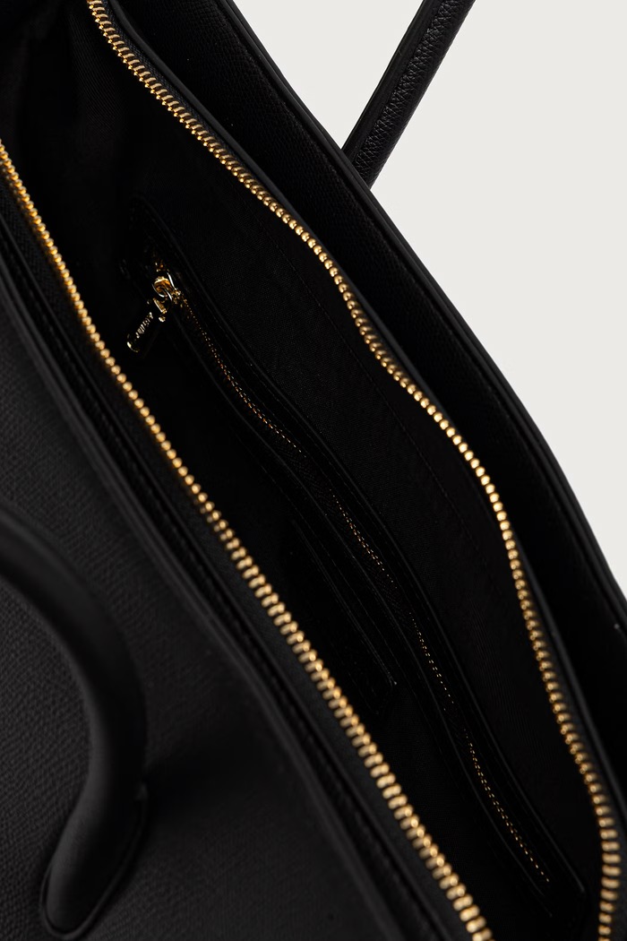 Torebka shopper damska z imitacji skóry BIANKA RE Valentino Bags czarny VBSA9U01