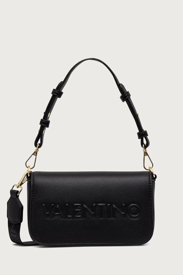 Valentino Bags Torebka crossbody damska z imitacji skóry BIANKA RE czarny VBSA9U09