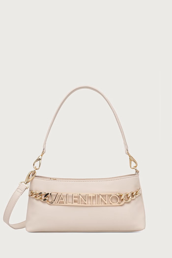 Valentino Bags Torebka crossbody damska z imitacji skóry EVELINE beżowy VBSA5S17