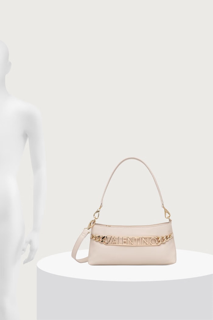 Torebka crossbody damska z imitacji skóry EVELINE Valentino Bags beżowy VBSA5S17