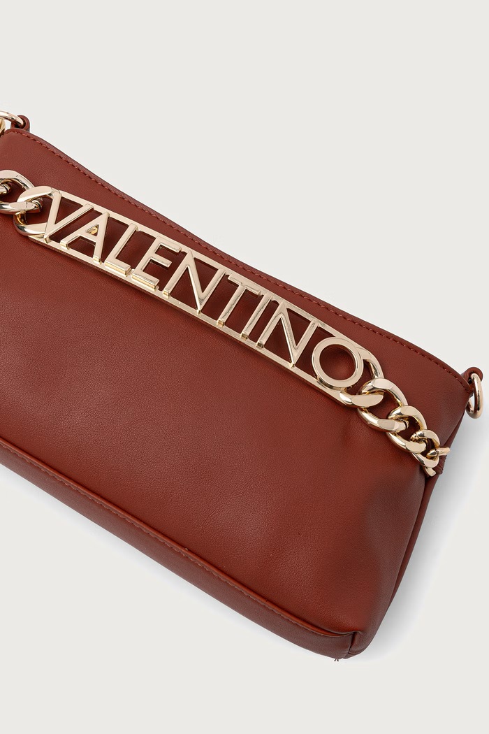 Torebka crossbody damska z imitacji skóry EVELINE Valentino Bags VBSA5S17 pomarańczowy
