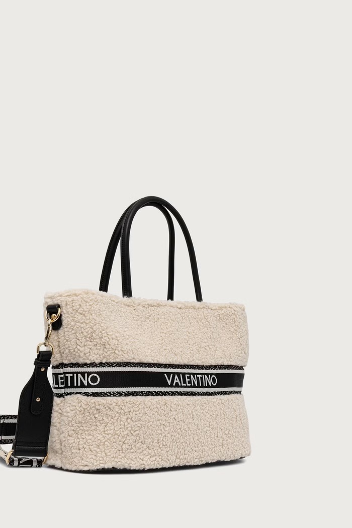 Valentino Bags Torebka tote damska JANE VBSAC001 beżowy AW26