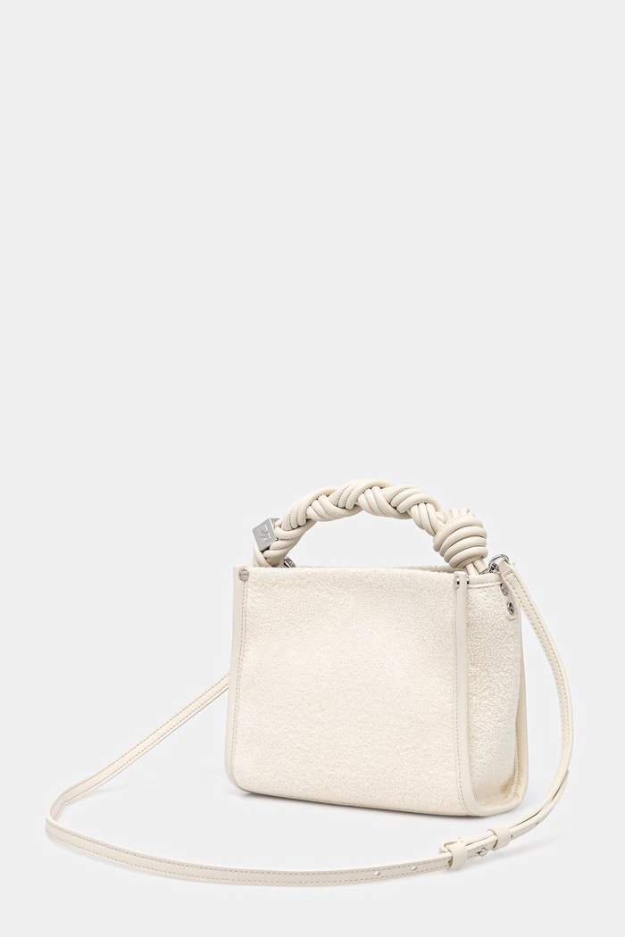 Akcesoria GANNI Bou torebka crossbody damska C2100032 beżowy