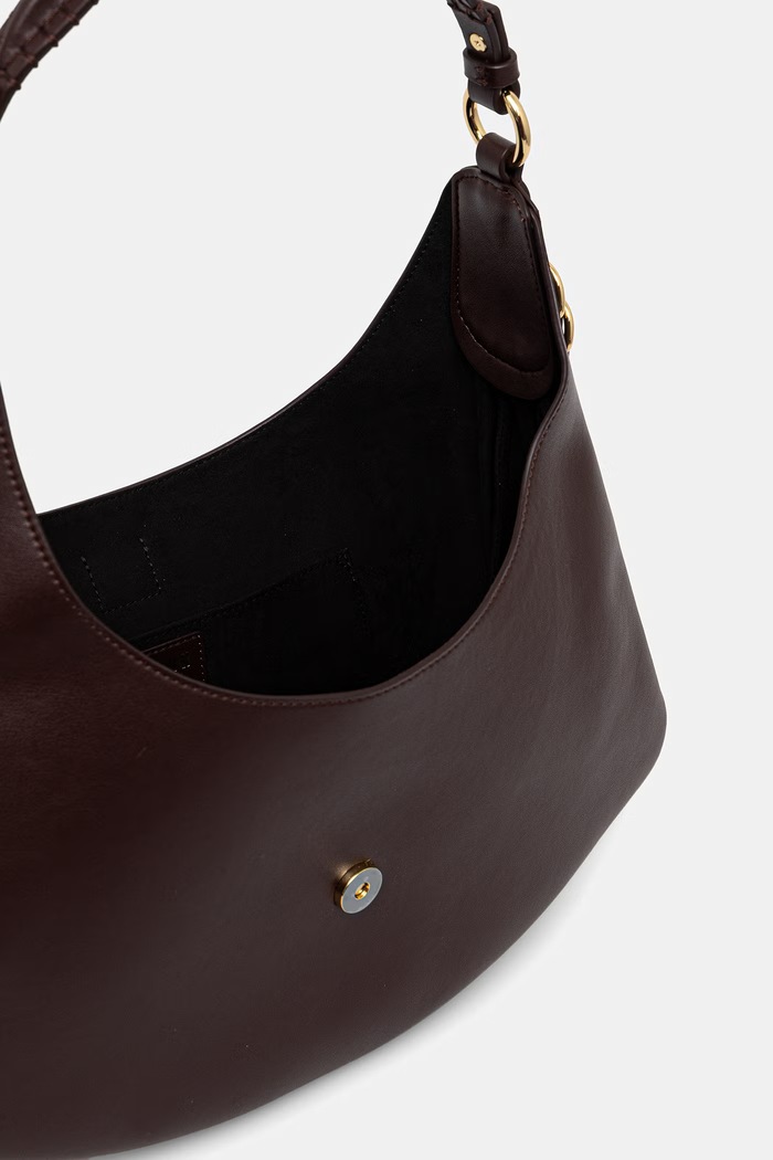 GANNI Kat Small torebka shopper damska z imitacji skóry brązowy A7302