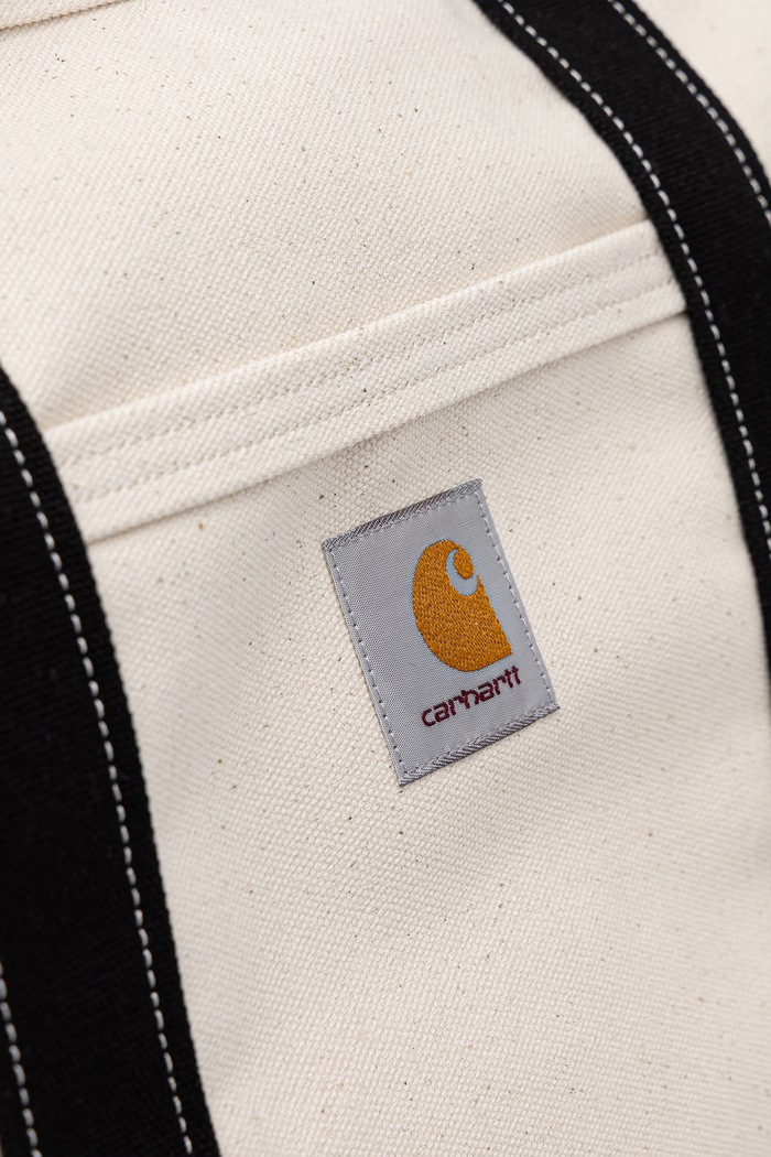 Carhartt WIP Canvas Beach Tote torebka shopper damska z bawełną beżowy I036926