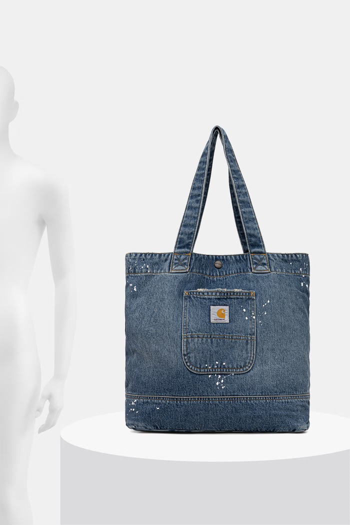 Carhartt WIP Denim Tote torebka tote damska bawełniana I037032