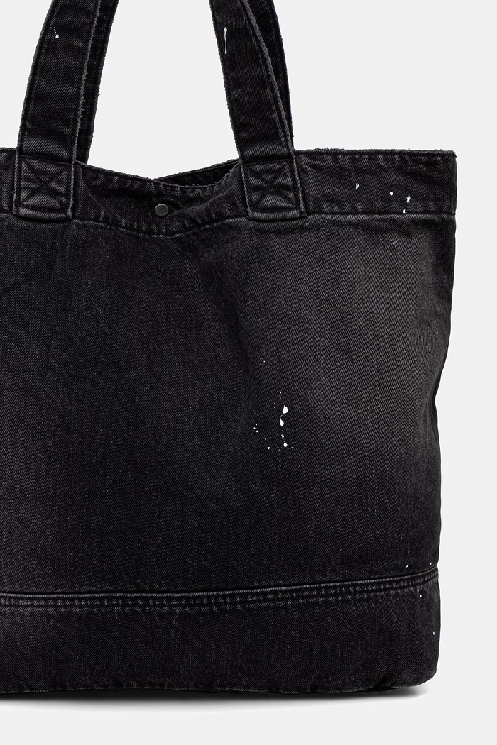 Akcesoria Carhartt WIP Denim Tote torebka tote damska bawełniana I037032 czarny