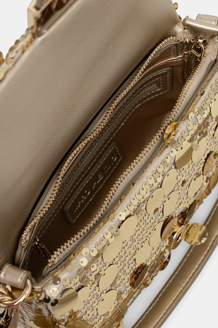 Valentino Bags torebka crossbody damska SLEET VBSA6R09 złoty