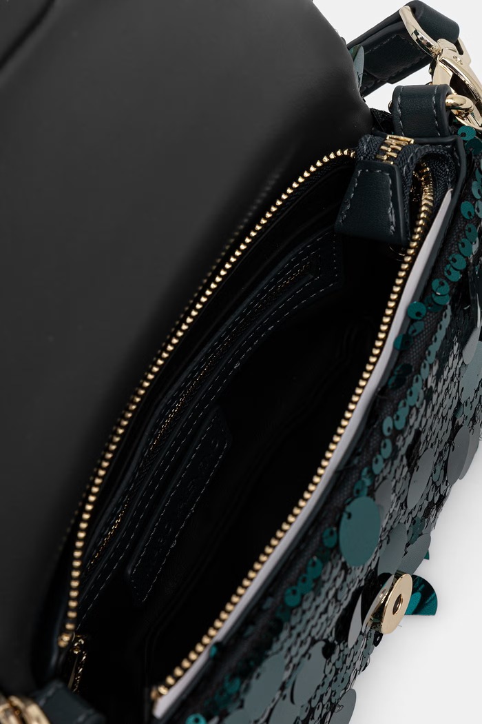 Valentino Bags torebka crossbody damska SLEET VBSA6R09 turkusowy