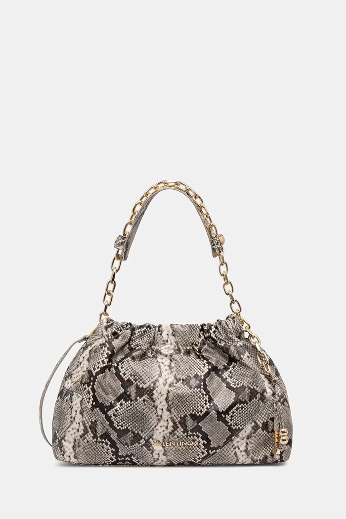 Valentino Bags torebka crossbody damska z imitacji skóry LUMIRA beżowy VBSA6F07PIT