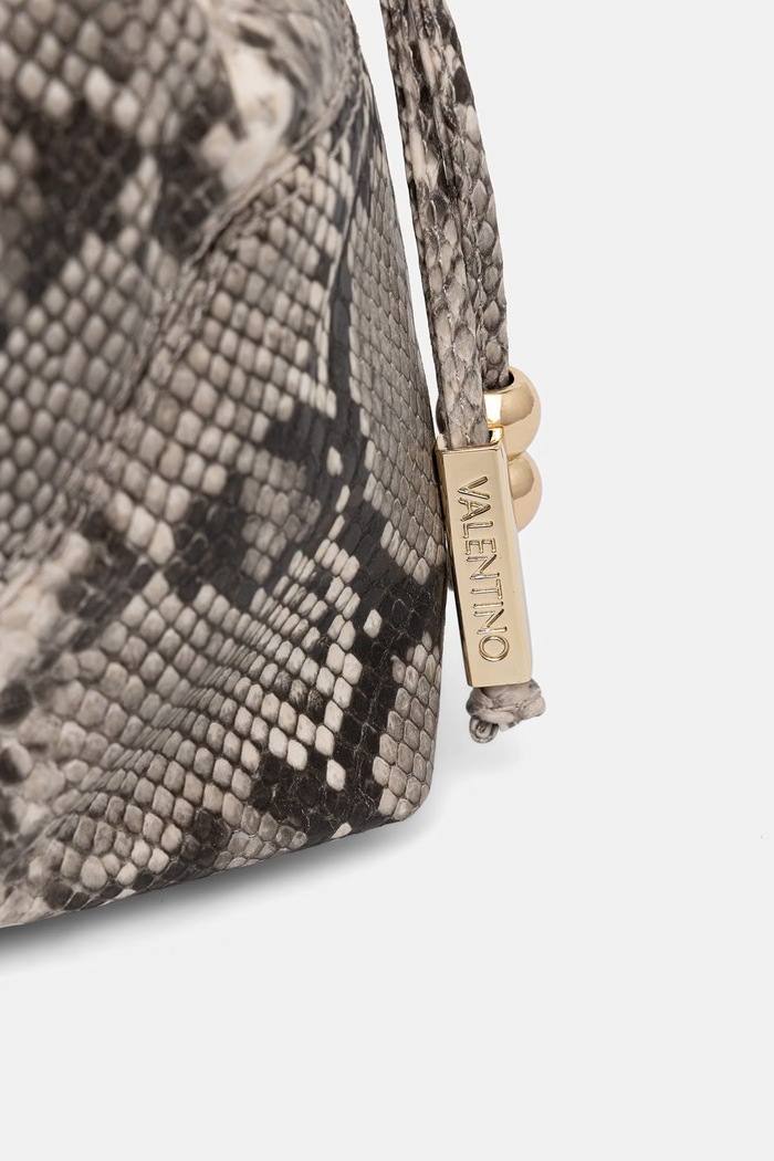 Valentino Bags torebka crossbody damska z imitacji skóry LUMIRA beżowy VBSA6F07PIT