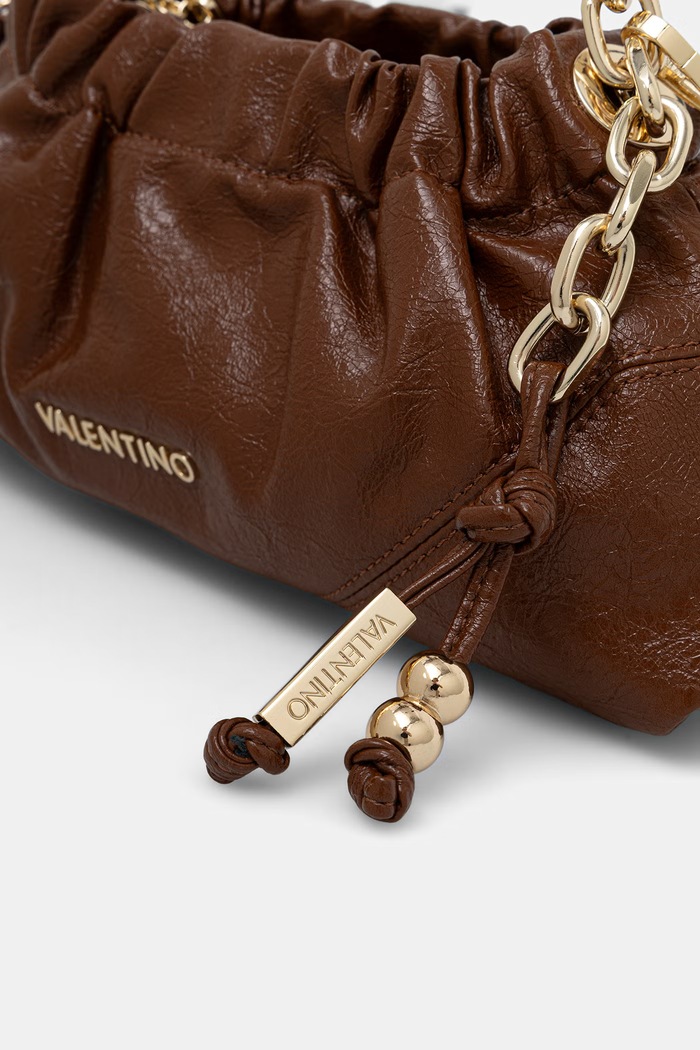 Valentino Bags torebka crossbody damska z imitacji skóry LUMIRA brązowy VBSA6F08