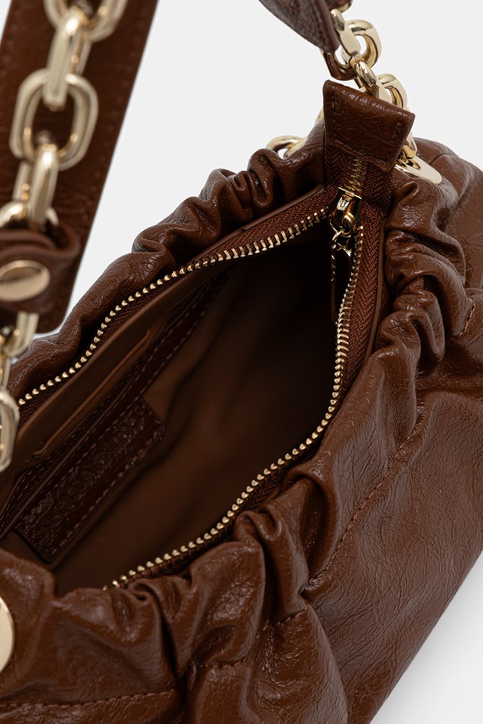 Valentino Bags torebka crossbody damska z imitacji skóry LUMIRA VBSA6F08 brązowy