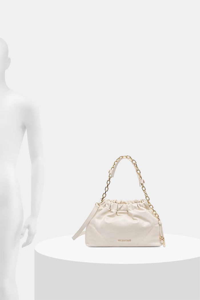 Valentino Bags torebka worek damska z imitacji skóry LUMIRA VBSA6F07 beżowy