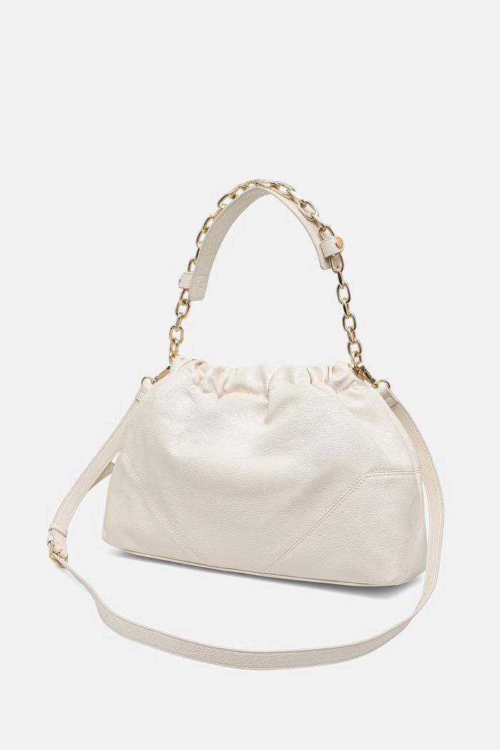 Valentino Bags torebka worek damska z imitacji skóry LUMIRA VBSA6F07 beżowy AW26