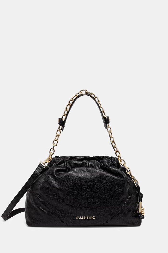 Valentino Bags torebka worek damska z imitacji skóry LUMIRA czarny VBSA6F07