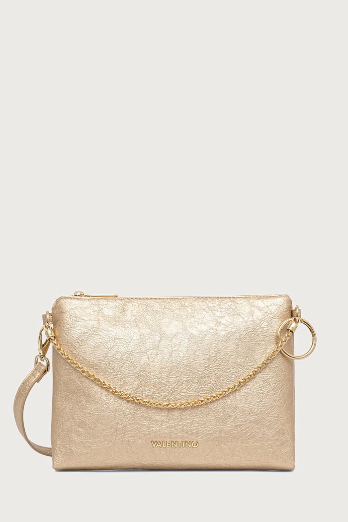 Valentino Bags Torebka crossbody damska z imitacji skóry LUMI złoty VBSA6U13NPK