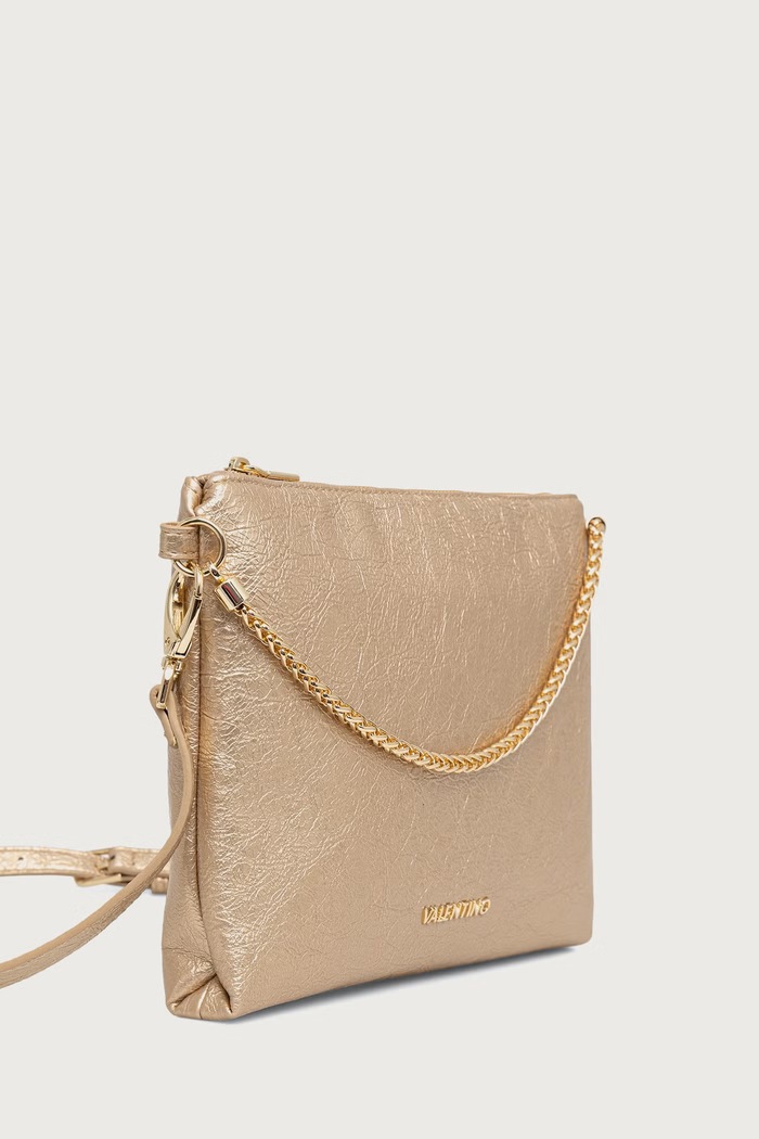 Valentino Bags Torebka crossbody damska z imitacji skóry LUMI VBSA6U13NPK złoty AW26