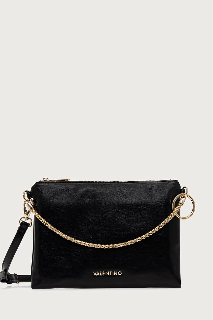 Valentino Bags Torebka damska z imitacji skóry LUMI czarny VBSA6U13